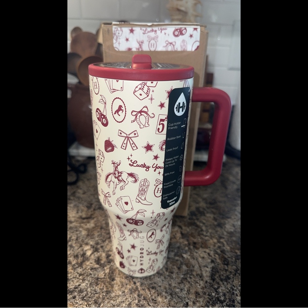 HydroJug Limited Edition Western Charm Traveler 32 oz